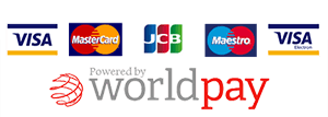 Powered by Worldpay - Card Logos